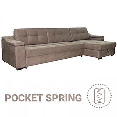 Photo - Corner sofa «Infinity Lux» (3мL/R8мR/L)