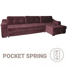 Photo - Corner sofa «Infinity Lux» (3мL/R8мR/L)