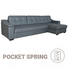 Photo - Corner sofa «Infinity Lux» (3мL/R8мR/L)