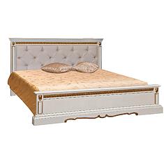 Photo - Double bed «Milana» low footboard soft back