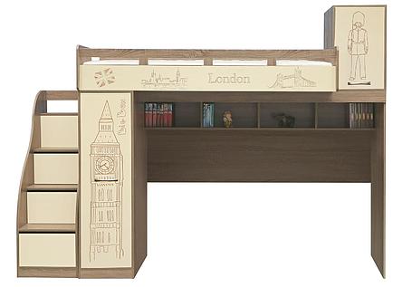 Кровать-чердак «Бритиш» П551.23