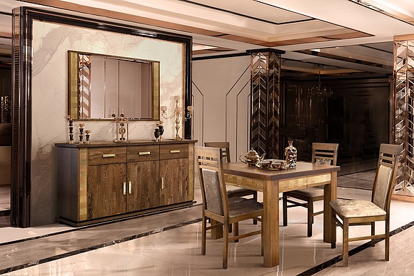 Обеденный набор «Тунис 14» + Стул «Викинг М» П5.0266.5.00