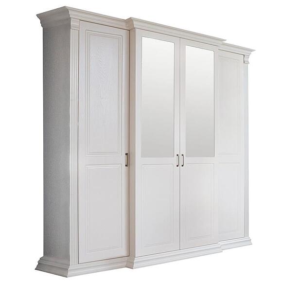 ტანსაცმლის კარადა 4დ «გეტისბერგი კლასიკი» ბმ2.0747.1.27-01, ადგილი: მდფ,მუხის შპონით, ფერი: პასტელი