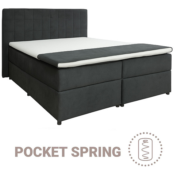 საწოლი «ალიასკა-2», ტყავის ჯგუფი: 18 ჯგუფი, საძილე ადგილი: 2000x1800 мм, ზომა: 2100x2000x1230 мм