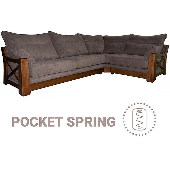 Угловой диван «Магнат люкс» (3mL/R901R/L), Материал: Ткань, Группа ткани: 19 группа, Механизм трансформации: с механизмом