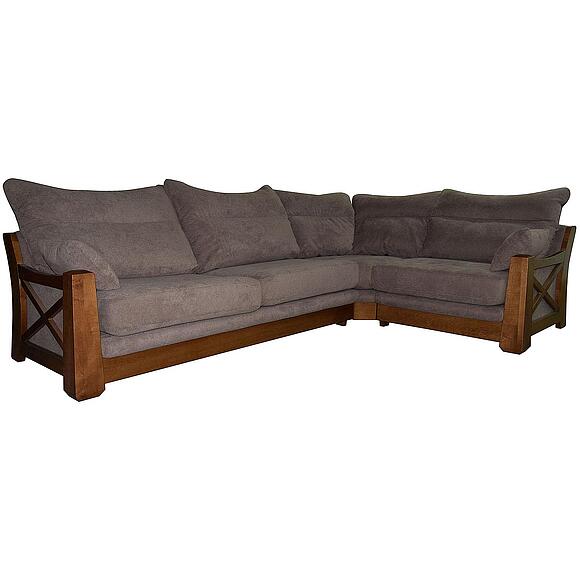 Угловой диван «Магнат люкс» (3mL/R901R/L), ადგილი: ნაჭერი, ტყავის ჯგუფი: 19 ჯგუფი