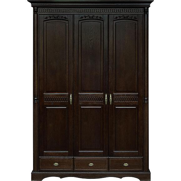 Шкаф для одежды 3д «Паола» БМ2.671.1.03(2165), Цвет: Горячий шоколад