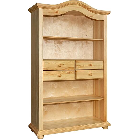 Стеллаж «Лотос» БМ2.701.1.24(2187), Материал: Массив (сосна), Цвет: Сосна натуральная
