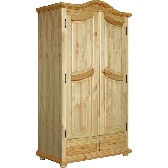 Шкаф для одежды 2д «Лотос» БМ2.701.1.43(2190), Материал: Массив (сосна), Цвет: Сосна натуральная