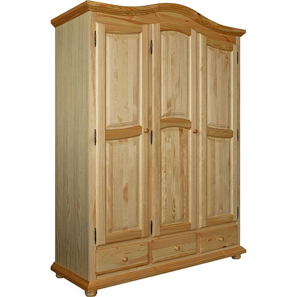 Шкаф для одежды 3д «Лотос» БМ2.701.1.44(2191), Материал: Массив (сосна), Цвет: Сосна натуральная