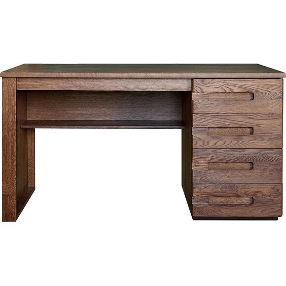 Стол письменный «Хедмарк» БМ2.761.2.46/01(2350/2350-01), ადგილი: მასიური მუხა, ფერი: ვენგე