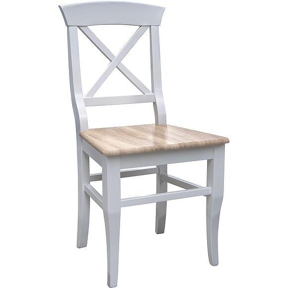 სკამი «რუსტიკალი მ» პ5.0351.5.02, ფერი: რძისფერი+მუხის სონომა 