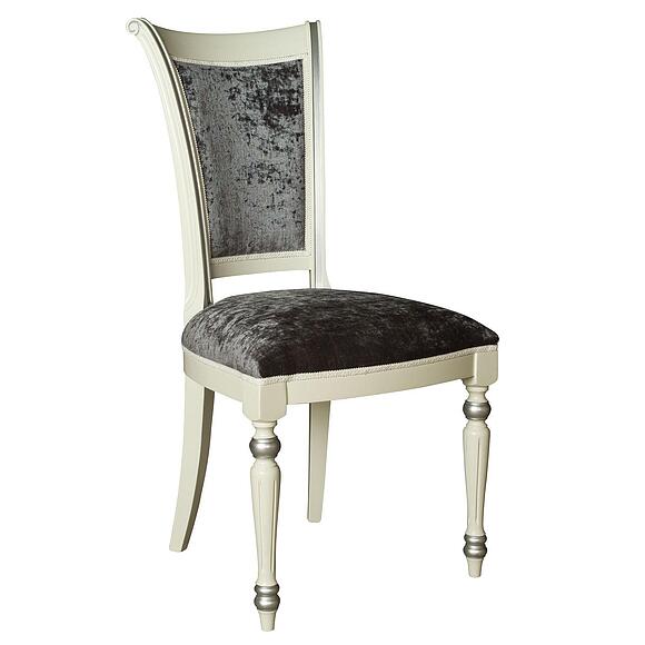 Стул «Идальго М» П5.0167.5.01, Материал: Ткань, Цвет: Слоновая кость с серебром (4J4A0613-1.jpg) Стул «Идальго М» П5.0167.5.01, Материал: Ткань, Цвет: Слоновая кость с серебром