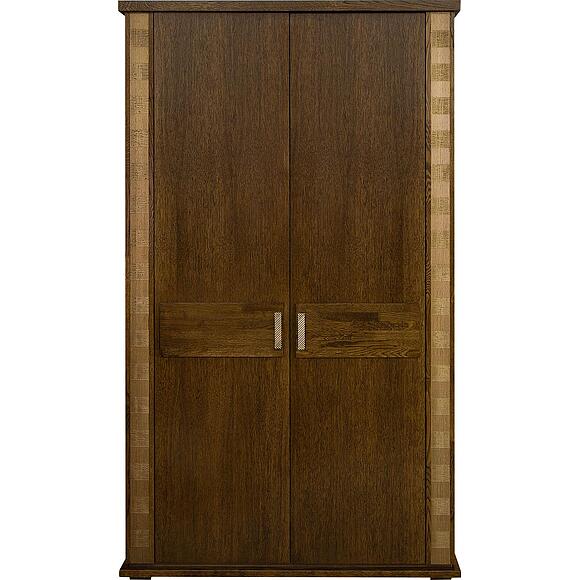 ტანსაცმლის კარადა «ტუნისი» პ6.343.1.06 (П344.06), ადგილი: დსპ+შპონი, ფერი: ბლისფერი ოქროსფერი ორნამენტებით