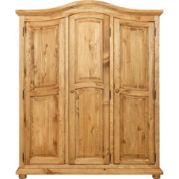 Шкаф для одежды 3д «Лотос» БМ2.701.1.03(1092), Материал: Массив (сосна), Цвет: Искусственное старение