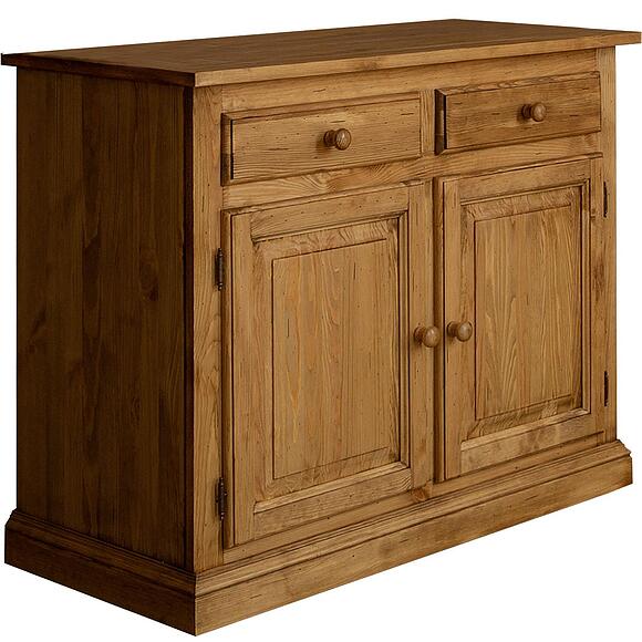 Тумба 2д «Лотос» БМ2.701.4.35(1074), Материал: Массив (сосна), Цвет: Искусственное старение