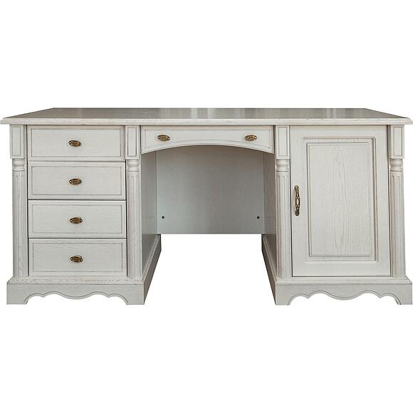 Стол письменный 2т «Паола» БМ2.671.2.47(2171), Материал: Массив (дуб), Цвет: Розовый пепел