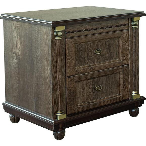 Тумба прикроватная «Валенсия Д Классик» П03.591.1.12, ადგილი: მასიური მუხა, ფერი: თამბაქო