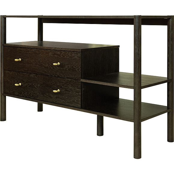 Тумба «Гамбург» БМ2.781.0.04, ადგილი: მდფ,მუხის შპონით, ფერი: ვენგე