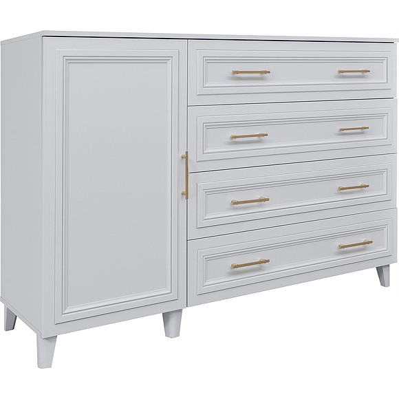 ტუმბო «სატი» პ7.057.1.28, ადგილი: ლდსპ+მდფ, ფერი: თეთრი