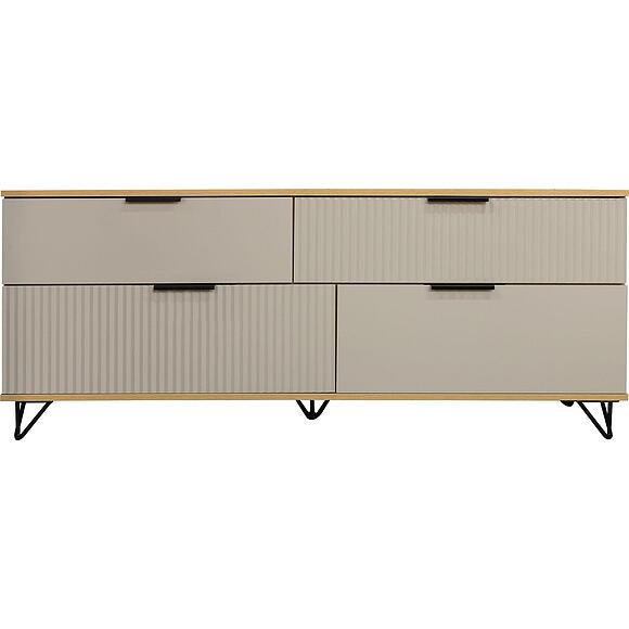 Тумба «Рокси» П6.948.0.02, Материал: ЛДСП, Цвет: Пепел Софт+Дуб Нокс (6T3A3210-1.jpg) Тумба «Рокси» П6.948.0.02, Материал: ЛДСП, Цвет: Пепел Софт+Дуб Нокс