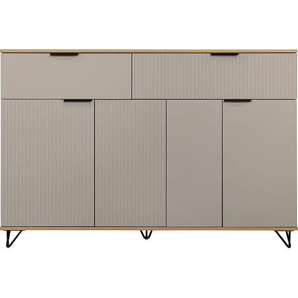 Тумба «Рокси» П6.948.0.04, Материал: ЛДСП, Цвет: Пепел Софт+Дуб Нокс (6T3A3217.jpg) Тумба «Рокси» П6.948.0.04, Материал: ЛДСП, Цвет: Пепел Софт+Дуб Нокс