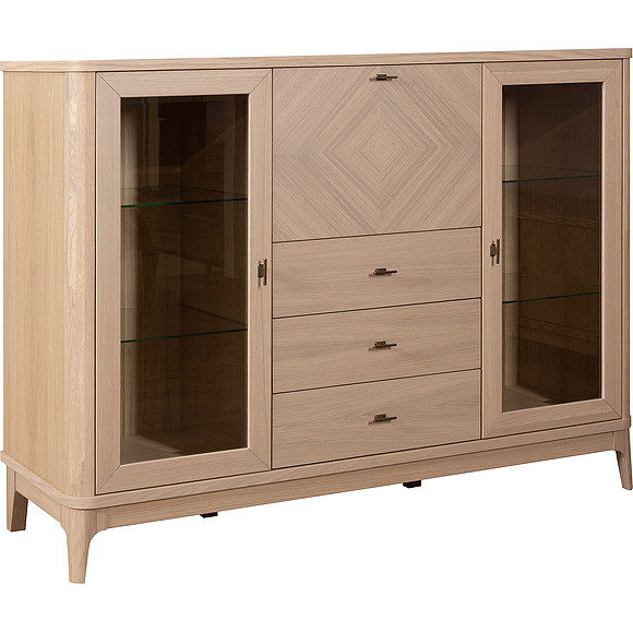 ტუმბო «არმანი» პ1.135.0.12, ადგილი: массив (сращенный мебельный щит) дуба, ფერი: ნათელი მუხის კრაფტი