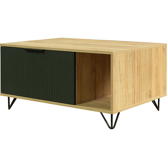 Стол журнальный «Рокси» П6.948.0.09, Материал: ЛДСП, Цвет: Грин Софт+Дуб Кантри золотой (6T3A4741-kopiya.jpg) Стол журнальный «Рокси» П6.948.0.09, Материал: ЛДСП, Цвет: Грин Софт+Дуб Кантри золотой