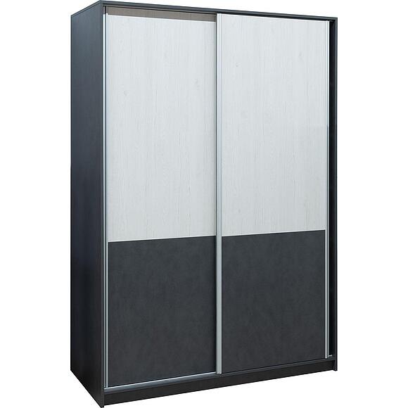 კარადა-კუპე «ჩელსი ბუმი» პ3.0587.1.08, ადგილი: ლდსპ, ფერი: ღია ბორდოს მუხა + ბრუკლინის მეტალი