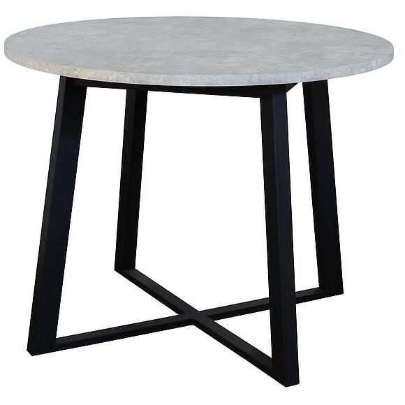 Стол обеденный «Лари» П8.977.4.01, Материал: ЛДСП, Цвет: Бетон Лайт (6T3A5050.jpg) Стол обеденный «Лари» П8.977.4.01, Материал: ЛДСП, Цвет: Бетон Лайт