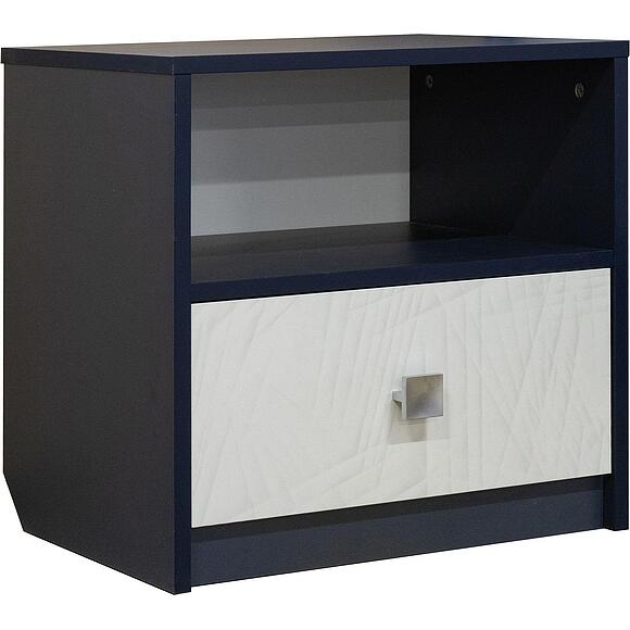 Тумба прикроватная «Призма Нью» П3.0592.1.05, ადგილი: ლდსპ, ფერი: ღამის ცა + პრიზმა