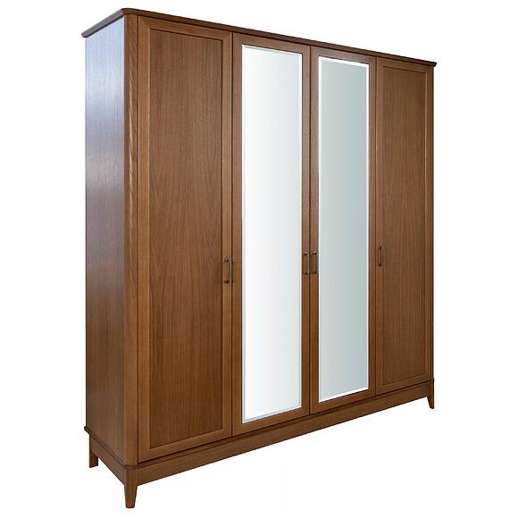 ტანსაცმლის კარადა 4დ «ვილორა» ბმბმ2.775.1.27-01, ადგილი: დსპ+შპონი, ფერი: კონიაკი