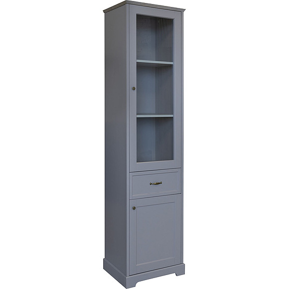 კარადა-ვიტრინა «გარდა» ბმ2.779.0.05, ადგილი: მასიური ფიჭვის ხე, ფერი: Нирвана