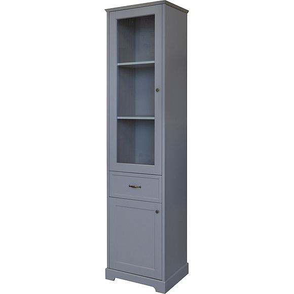 კარადა-ვიტრინა «გარდა» ბმ2.779.0.05-01, ადგილი: მასიური ფიჭვის ხე, ფერი: Нирвана