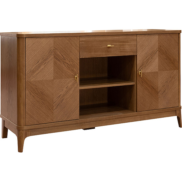 ტუმბო «არმანი» პ1.135.0.03, ადგილი: массив (сращенный мебельный щит) дуба, ფერი: ალპური მუხა