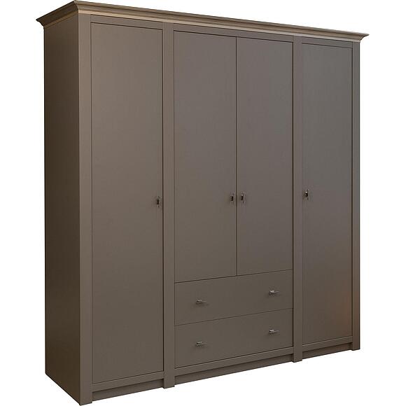 ტანსაცმლის კარადა «სორბონნა» პ7.055.1.16, ადგილი: ლდსპ+მდფ, ფერი: ნაცრისფერი კობალტი