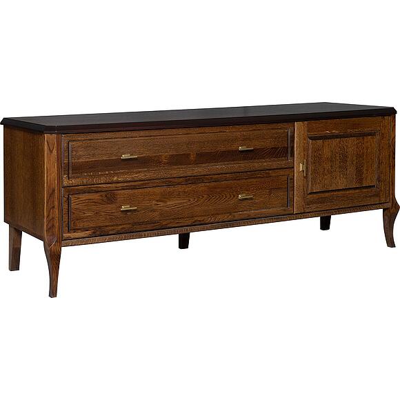 Тумба ТВ «Нокс» П4.988.0.10, Материал: Массив (дуб), Цвет: Черешня