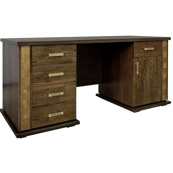 საწერი მაგიდა «ტუნისი» პ6.343.2.08 (პ343.08შ), ადგილი: დსპ+შპონი, ფერი: ვენგე+ოქრო