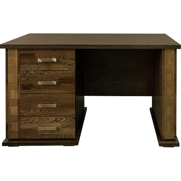 Стол письменный «Тунис» П6.343.2.25-01 (П343.25Ш), Материал: ДСП+шпон, Цвет: Венге c золочением