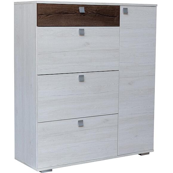 Комод «Сорренто» П6.949.1.02, Материал: ЛДСП, Цвет: Дуб Бордо лайт + Дуб Монастырский	