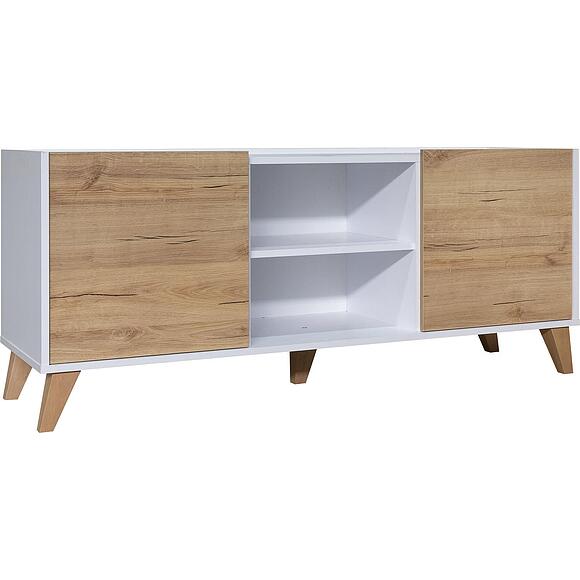 ტუმბო «დენვერი» პ6.639.0.02(639.02), ადგილი: ლდსპ, ფერი: მუხა კანტრი მოოქროვილი + თეთრი