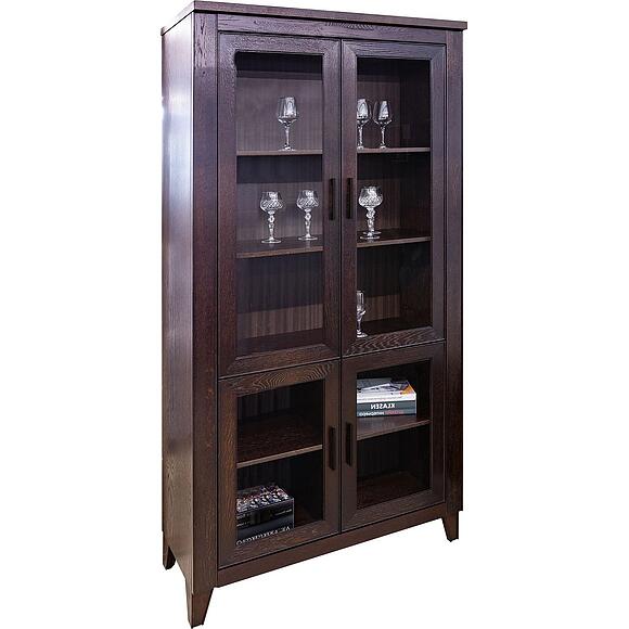 Шкаф «Амадей» П6.635.0.03 (П635.03), Материал: Массив (дуб), Цвет: Горячий шоколад (8C3A3110-chёrnyie-ruchki-kopiya-3.jpg) Шкаф «Амадей» П6.635.0.03 (П635.03), Материал: Массив (дуб), Цвет: Горячий шоколад