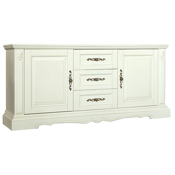 Тумба «Милана 3» П4.265.2.18(396.18), Материал: Массив (дуб), Цвет: Слоновая кость