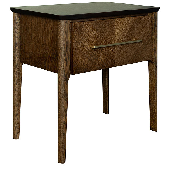 Тумба прикроватная «Оквуд» П3.142.1.15, ადგილი: მასიური მუხა, ფერი: Миндаль