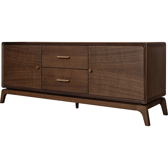 Тумба «Булгари» П6.147.0.02, Материал: МДФ+шпон, Цвет: Дуб Трюфель