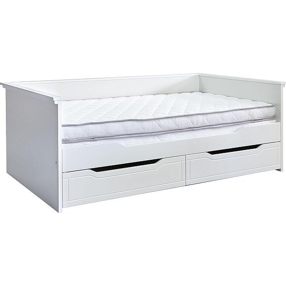 საწოლი «ლინელი» პ6.934.5.01, ადგილი: ლდსპ, ფერი: თეთრი, ზომა: 2114×1007×763