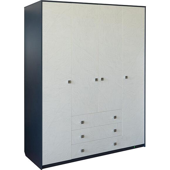 Шкаф 4Д «Призма Нью» П3.0592.1.19, Материал: ЛДСП, Цвет: Ночное небо + Призма