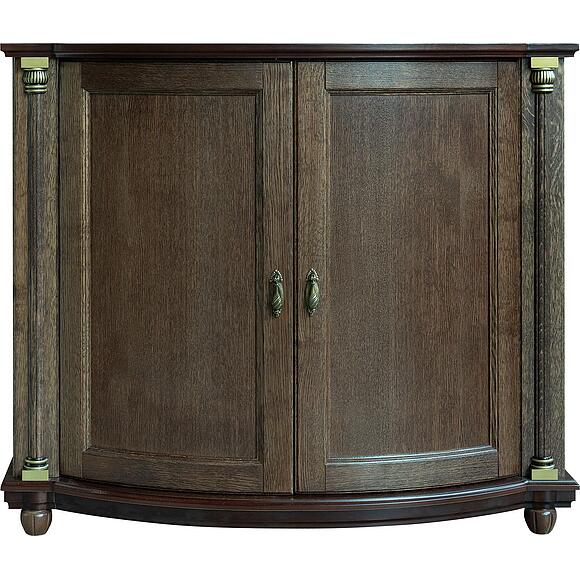 Тумба 2д «Валенсия Д Классик» П3.0591.0.07, ადგილი: მასიური მუხა, ფერი: თამბაქო