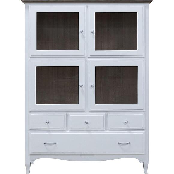 Тумба «Кармен Прованс» П3.0581.0.08, Материал: Массив (дуб), Цвет: Молоко+Дуб Сахара