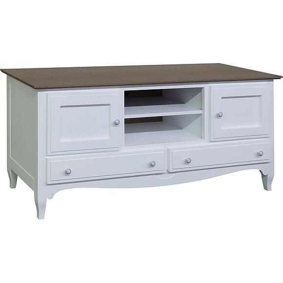 Тумба ТВ «Кармен Прованс» П3.0581.0.07, ადგილი: მასიური მუხა, ფერი: რძისფერი + საჰარის მუხა